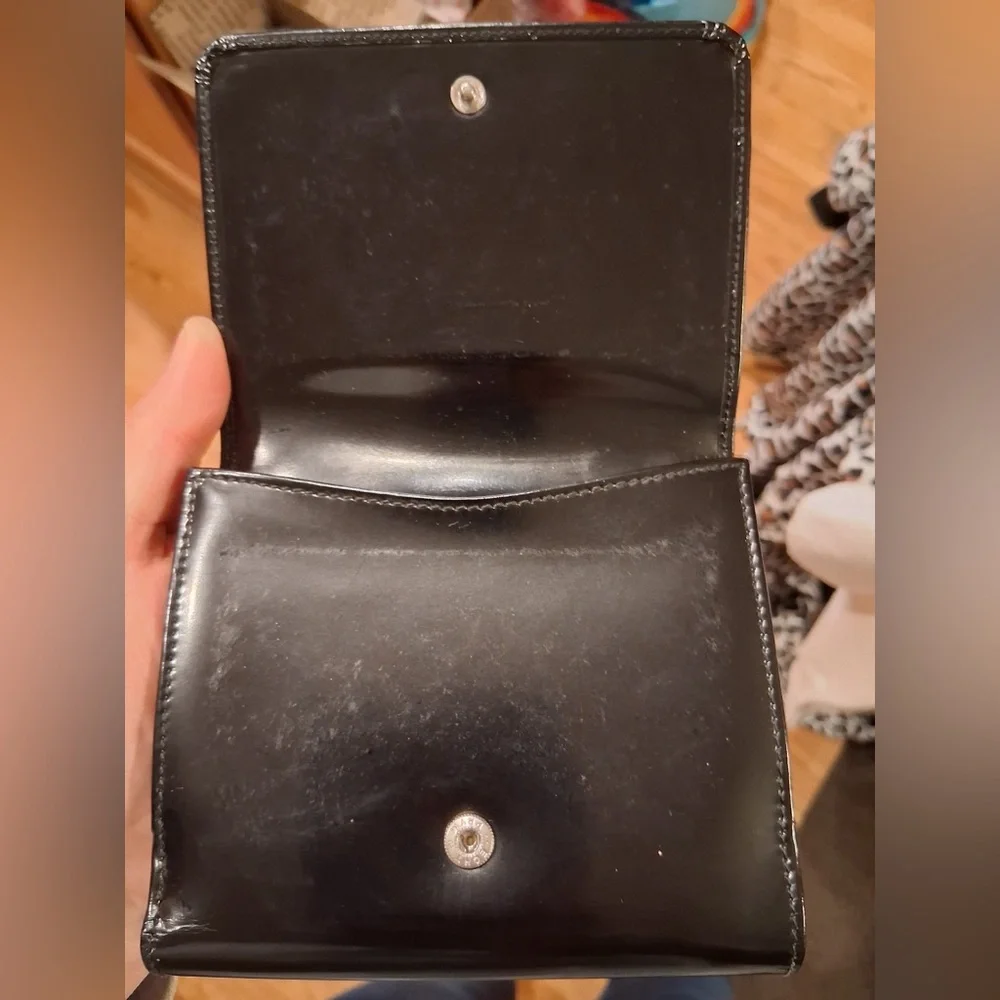 Vintage Gucci Black Patent  Lether  Wallet EUC - Picture 5 of 7